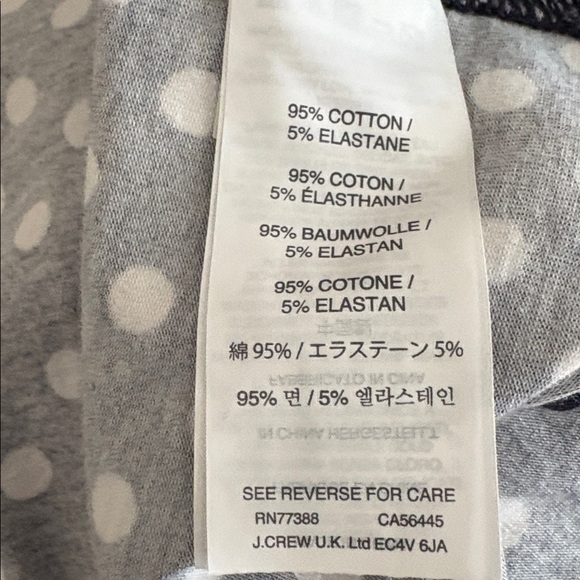 J. Crew Navy and White Polka Dot Pajama Set - Picture 12 of 12